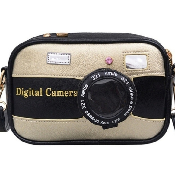 Handbags - Camera Crossbody Bag - Camera Shaped Bag